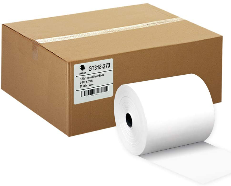 Gorilla Supply Thermal Receipt Paper Rolls 3 1/8 x 230 10 Rolls
