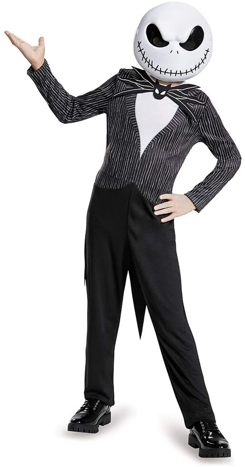 Disguise Child Jack Skellington Costume Small Apparel & Accessories > Costumes & Accessories > Costumes Disguise Costume Large (10-12) 