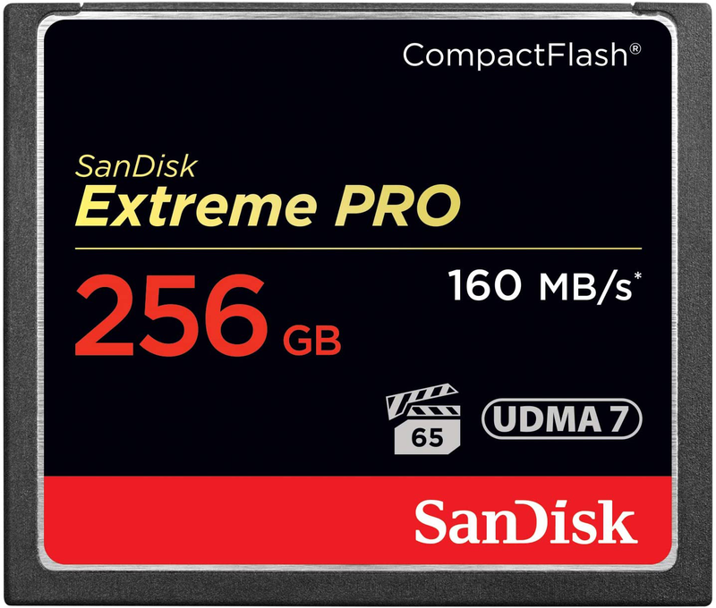 SanDisk Extreme PRO 64GB Compact Flash Memory Card UDMA 7 Speed Up To 160MB/s - SDCFXPS-064G-X46 Electronics > Electronics Accessories > Memory > Flash Memory > Flash Memory Cards SanDisk Memory Card 256GB 