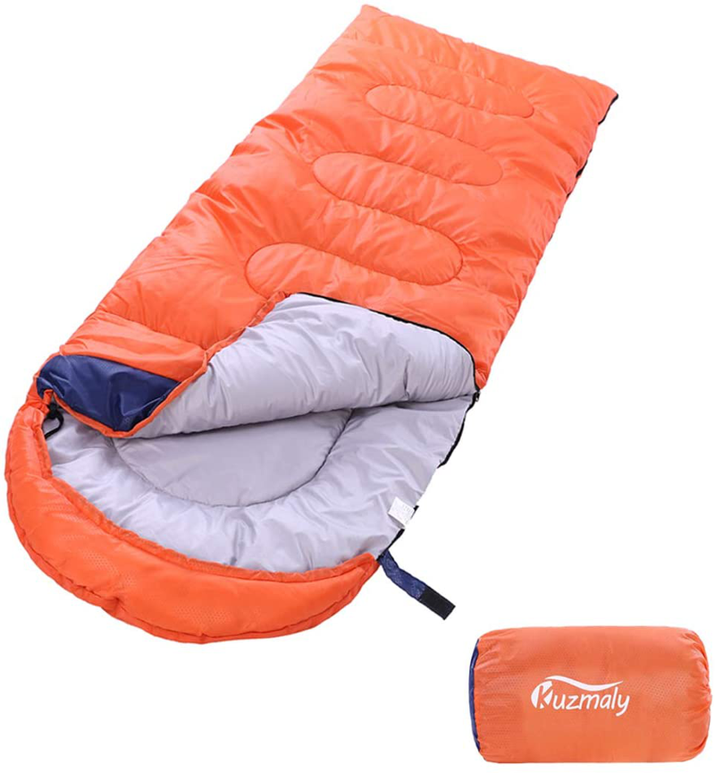 Kuzmaly Camping Sleeping Bag 3 Seasons Lightweight &Waterproof with Compression Sack Camping Sleeping Bag Indoor & Outdoor for Adults & Kids… Sporting Goods > Outdoor Recreation > Camping & Hiking > Sleeping BagsSporting Goods > Outdoor Recreation > Camping & Hiking > Sleeping Bags Kuzmaly Orange Drak blue Single 