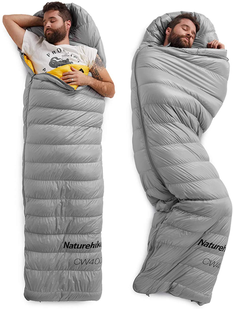 Naturehike Ultralight Goose down Sleeping Bag 750/550 Fill Power Compact Portable 3-4 Season for Adults & Kids Cold Weather Waterproof - Backpacking, Camping, Hiking, Traveling with Compression Sack Sporting Goods > Outdoor Recreation > Camping & Hiking > Sleeping Bags Naturehike   