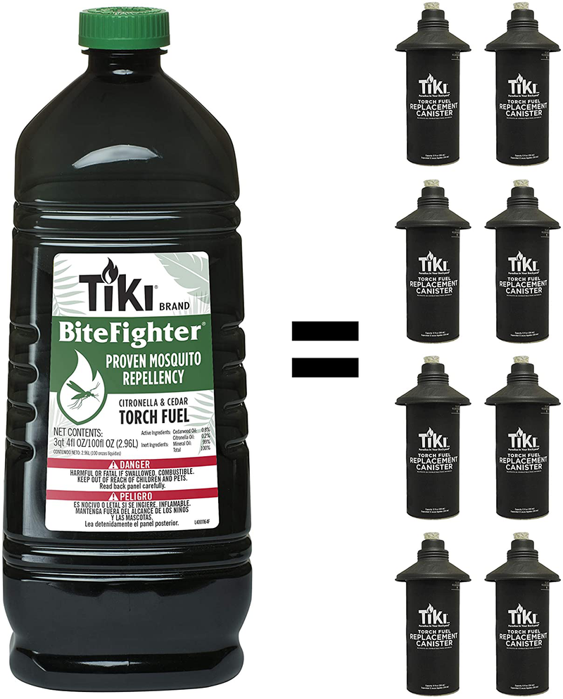 TIKI Brand Bitefighter Torch Fuel, 100 Ounces Home & Garden > Lighting Accessories > Oil Lamp Fuel TIKI   