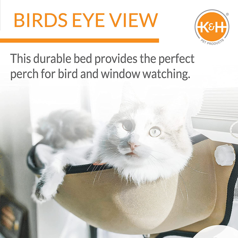 K&H Pet Products EZ Mount Window Bed Kitty Sill - Mounts to Virtually Any Glass Window or Door Animals & Pet Supplies > Pet Supplies > Cat Supplies > Cat Beds K&H PET PRODUCTS   