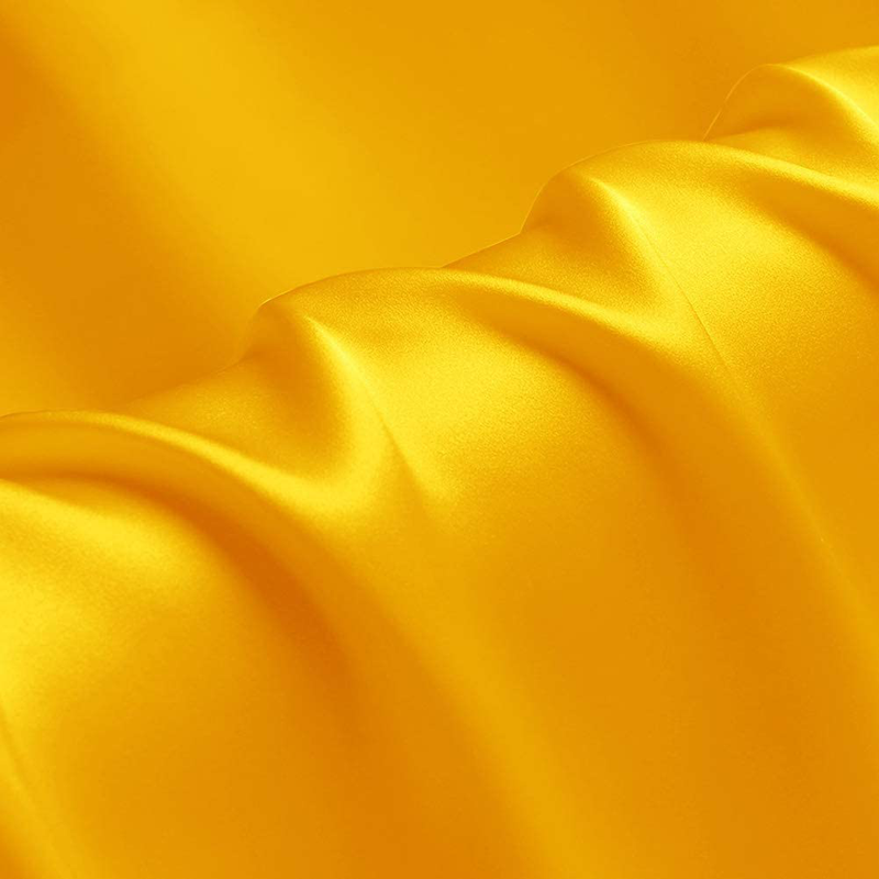 Raw White 100% Pure Silk Fabric Solid Color Charmeuse Fabrics by The Pre-Cut 2 Yards for Apparel Sewing Width 44 inch Arts & Entertainment > Hobbies & Creative Arts > Arts & Crafts > Crafting Patterns & Molds > Sewing Patterns TPOHH Golden Yellow Pre-Cut 1 Yard 