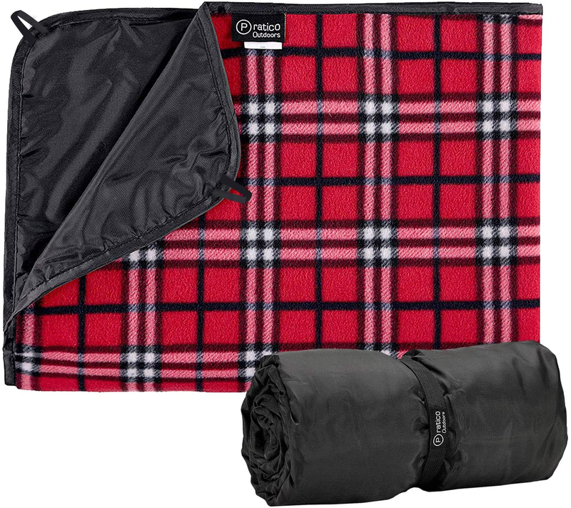 Pratico Outdoors Large Picnic and Outdoor Blanket, 60 x 80 inch, Red Home & Garden > Lawn & Garden > Outdoor Living > Outdoor Blankets > Picnic Blankets Pratico Outdoors Machine Washable - Red 58 X 80 Inches  