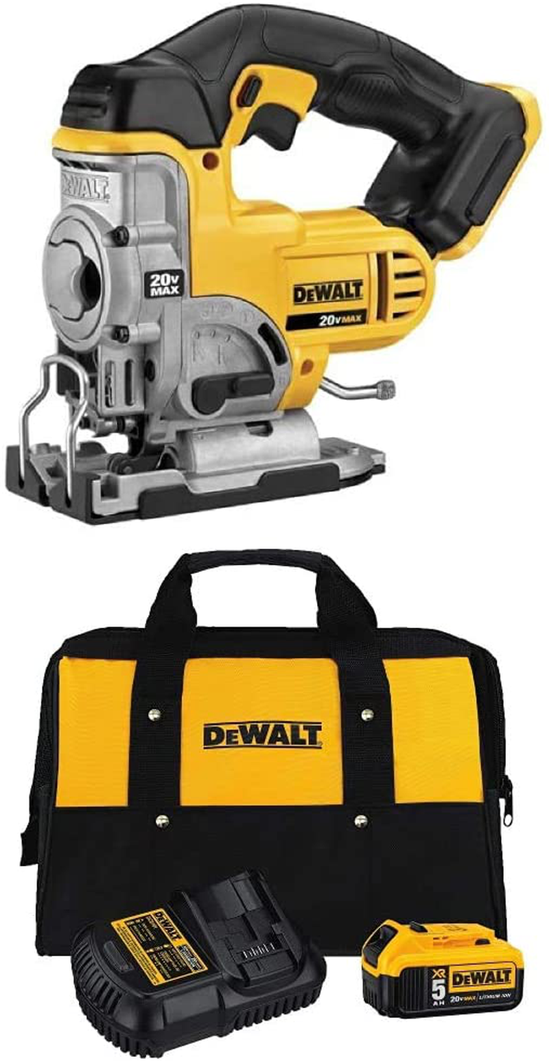 DEWALT 20V MAX Jig Saw, Tool Only (DCS331B) Hardware > Tools > Multifunction Power Tools Dewalt Starter kit w/ jig saw  