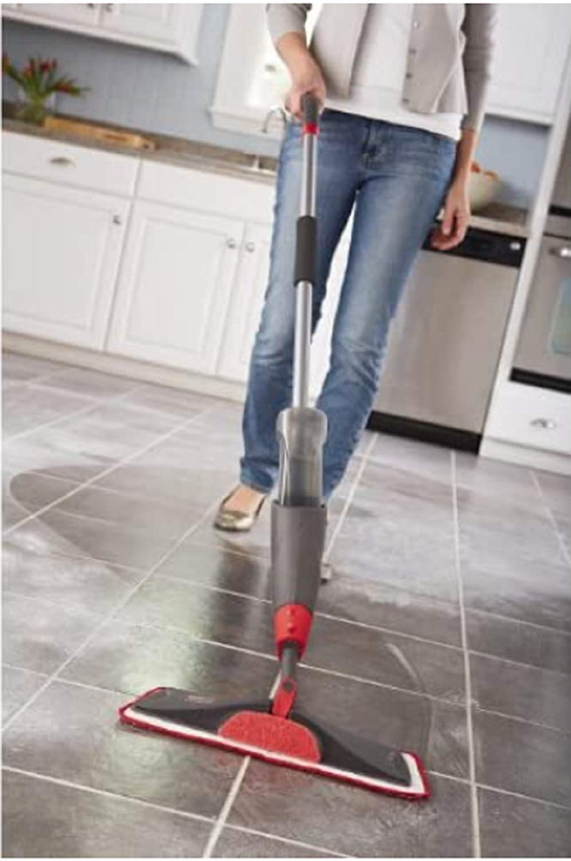 Rubbermaid Reveal Spray Microfiber Floor Mop Cleaning Kit for Laminate & Hardwood Floors, Spray Mop with Reusable Washable Pads, Commercial Mop Sporting Goods > Outdoor Recreation > Camping & Hiking > Portable Toilets & Showers Rubbermaid   