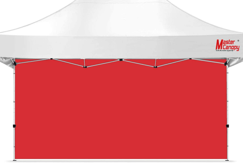 MASTERCANOPY Instant Canopy Tent Sidewall for 10x10 Pop Up Canopy, 1 Piece, White Home & Garden > Lawn & Garden > Outdoor Living > Outdoor Structures > Canopies & Gazebos MASTERCANOPY Red 10x15 