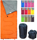 REVALCAMP Sleeping Bag Indoor & Outdoor Use. Great for Kids, Boys, Girls, Teens & Adults. Ultralight and Compact Bags Are Perfect for Hiking, Backpacking & Camping Sporting Goods > Outdoor Recreation > Camping & Hiking > Sleeping Bags REVALCAMP Orange  