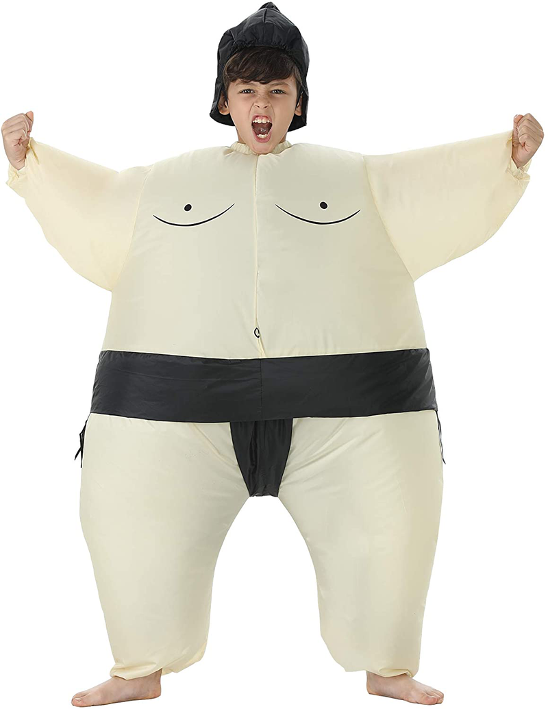 TOLOCO Inflatable Costume for Kids, Sumo Wrestler Inflatable, Sumo Costume, Inflatable Halloween Costumes, Blow up Costume for Kids, Kids Inflatable Costume Apparel & Accessories > Costumes & Accessories > Costumes TOLOCO Default Title  