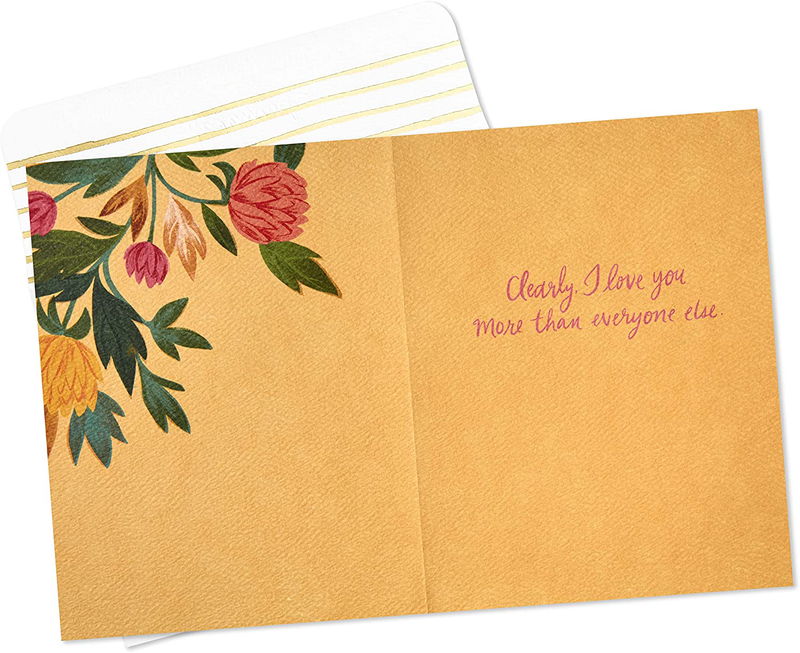 Hallmark Good Mail Birthday Card, Congratulations Card, Friendship Card for Women (Love You More)