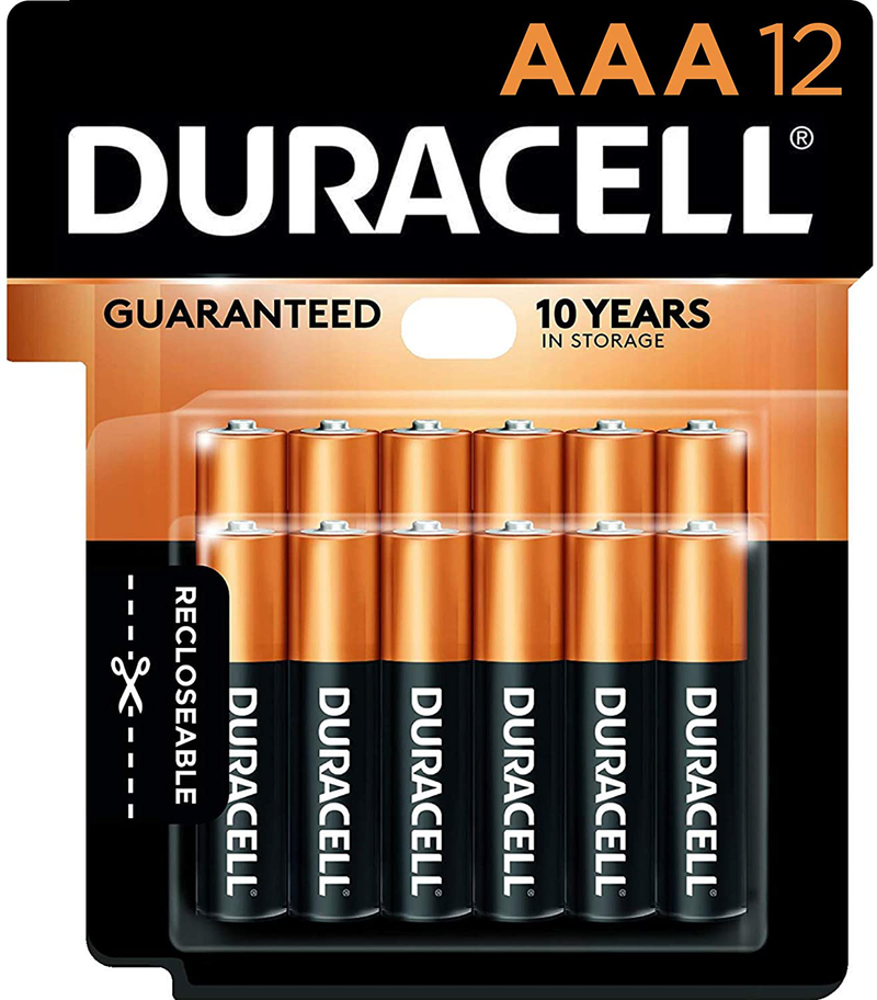Duracell - CopperTop AAA Alkaline Batteries - Long Lasting, All-Purpose Triple A Battery for Household and Business - 20 Count Electronics > Electronics Accessories > Power > Batteries Duracell 12 Count  