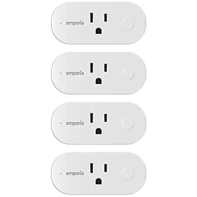 Emporia Smart Plug with Energy Monitor | 15A WiFi Smart Outlet | Emporia App | Alexa | Google | ETL Certified (Package of 4) Home & Garden > Kitchen & Dining > Kitchen Appliances EMPORIA ENERGY   