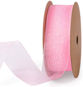 LaRibbons 1 Inch Sheer Organza Ribbon - 25 Yards for Gift Wrappping, Bouquet Wrapping, Decoration, Craft - Rose Arts & Entertainment > Hobbies & Creative Arts > Arts & Crafts > Art & Crafting Materials > Embellishments & Trims > Ribbons & Trim LaRibbons Lt.pink 1 inch x 25 Yards 