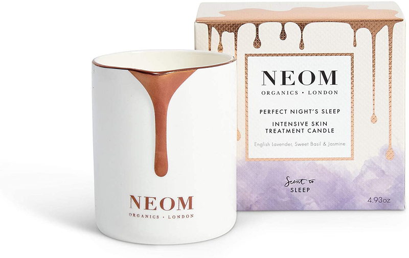 NEOM – Perfect Night’s Sleep Intensive Skin Treatment Candle (4.93 oz) - Nourishing with Essential Oils