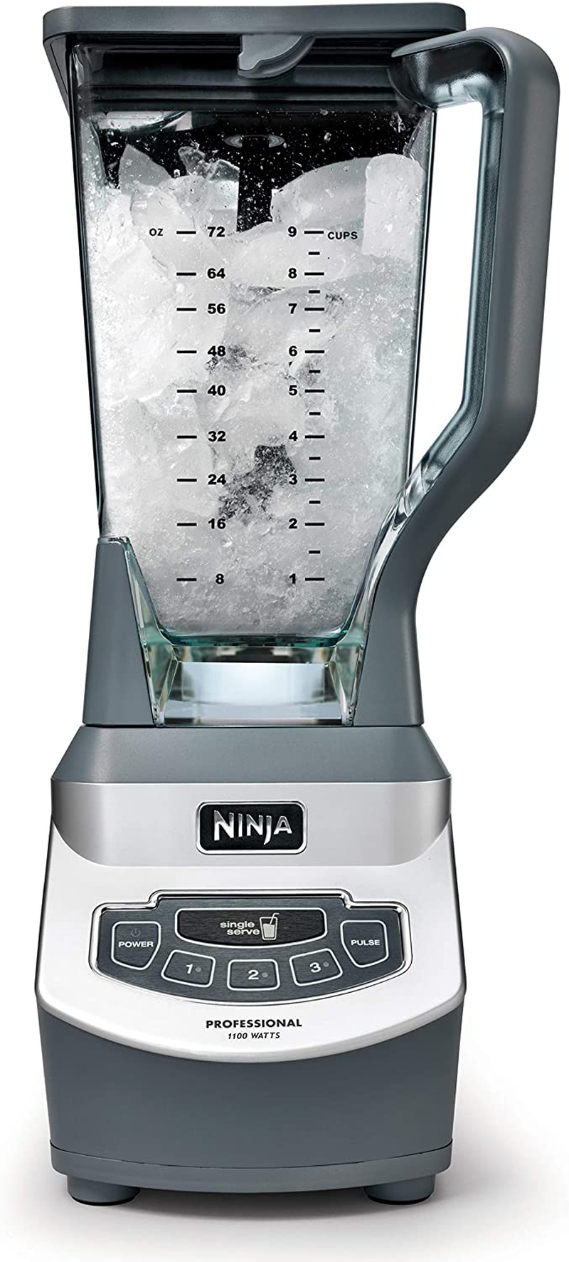 Ninja BL660 Professional Countertop Blender with 1100-Watt Base, 72 Oz Total Crushing Pitcher and (2) 16 Oz Cups for Frozen Drinks and Smoothies, Gray Home & Garden > Kitchen & Dining > Kitchen Tools & Utensils > Kitchen Knives Ninja   