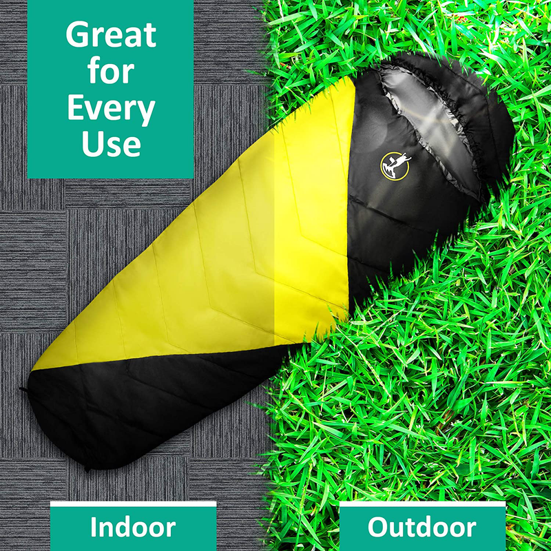 Mummy Sleeping Bag - Camping, Hiking, Backpacking Sleeping Bag - Single Person Compact Lightweight Sleeping Bag for Adults with Compression Sack - Warm and Cold Weather Sleep Bag - by Trek N Tree Sporting Goods > Outdoor Recreation > Camping & Hiking > Sleeping Bags Trek N Tree   