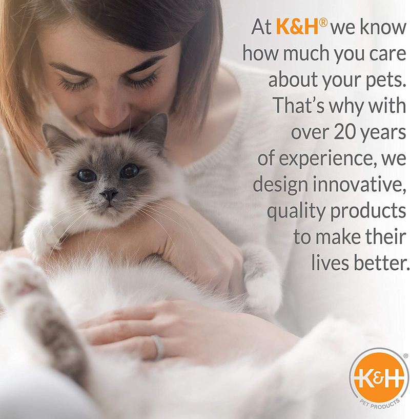 K&H Pet Products Heated Thermo-Kitty Heated Cat Bed Mocha/Tan - Multiple Sizes Animals & Pet Supplies > Pet Supplies > Dog Supplies > Dog Beds Central Garden & Pet   
