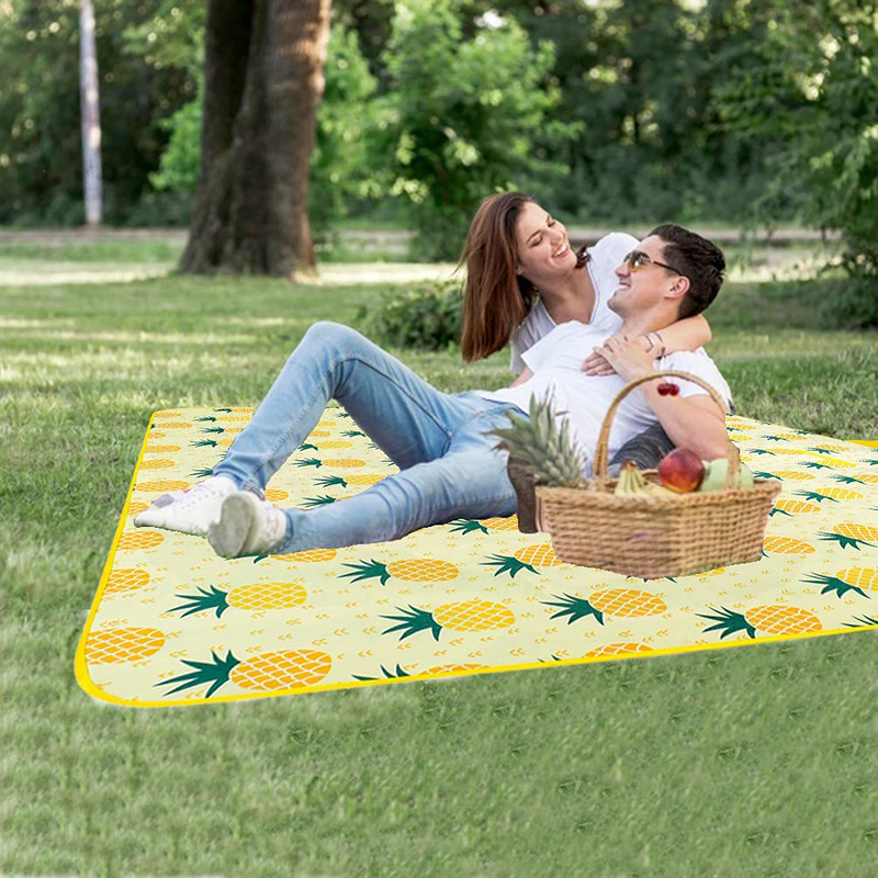 Picnic Blankets Waterproof Foldable, Picnic Mat for Park Grass ,Lawn,Travel, Camping, Hiking (79''×77'') Home & Garden > Lawn & Garden > Outdoor Living > Outdoor Blankets > Picnic Blankets Lolmi   
