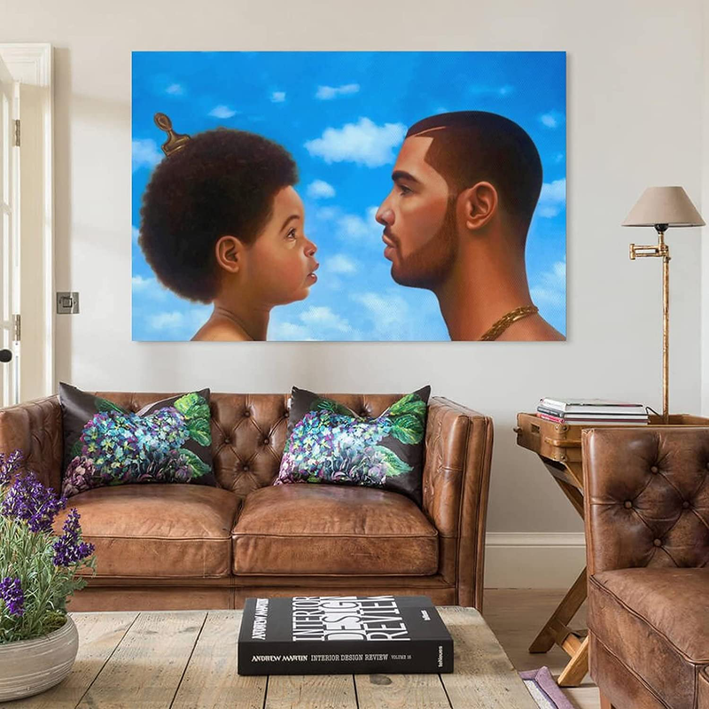 FEILEI Rapper Drake Nothing Was the Same Poster HD Canvas Prints Wall Art Room Aesthetics Decor 12X18Inch(30X45Cm) Home & Garden > Decor > Artwork > Posters, Prints, & Visual Artwork FEILEI   
