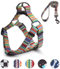 QQPETS Dog Harness Leash Set Adjustable Heavy Duty No Pull Halter Harnesses for Small Medium Large Breed Dogs Back Clip Anti-Twist Perfect for Walking Animals & Pet Supplies > Pet Supplies > Dog Supplies Guangzhou QQPETS Pet Products Co., Ltd. Green M(19"-26" Chest Girth) 