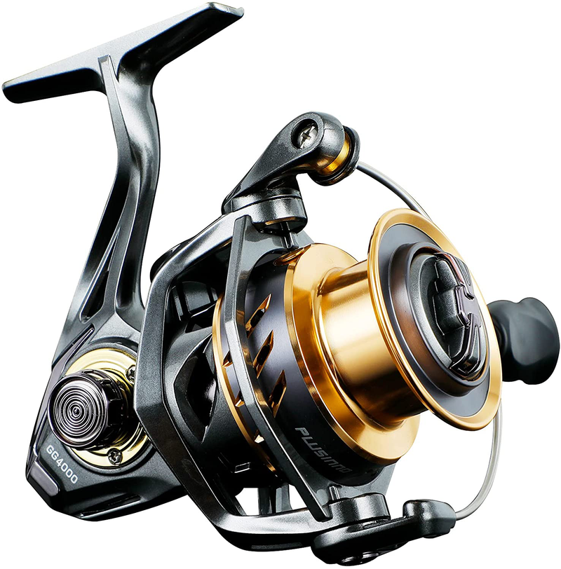 PLUSINNO GG Spinning Reel, High Speed Fishing Reels with 5.1:1 - 5.7:1 Gear  Ratio, 22-30 LB Powerful Drag System, 9+1BB Ultra Smooth Powerful, Ultralight  Spinning Reels for Freshwater and Saltwater : 