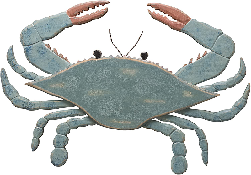 Primitives by Kathy 20584 Shaped Wall Decor, décor, Blue Crab