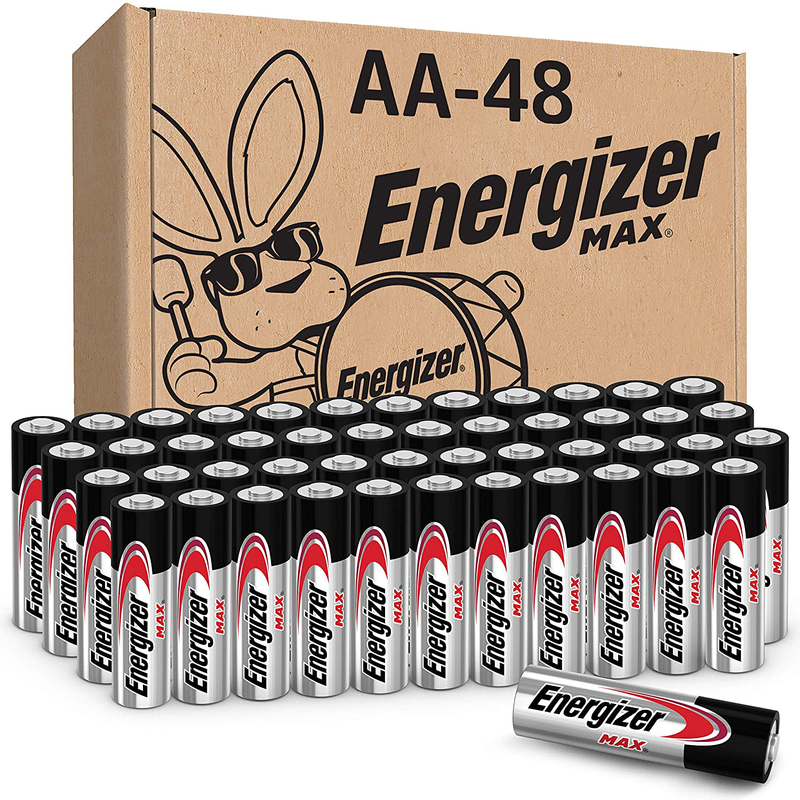 Energizer MAX AA Batteries & AAA Batteries Combo Pack, 24 Double AA Batteries and 24 Triple AAA Batteries (48 Count) Electronics > Electronics Accessories > Power > Batteries Energizer AA 48 Count  