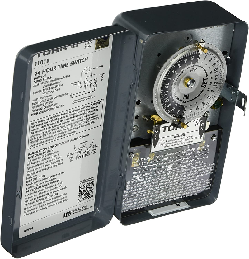 NSi 1101B ELECTROMECHANICAL TIME SWITCH, Gray Home & Garden > Lighting Accessories > Lighting Timers NSI   