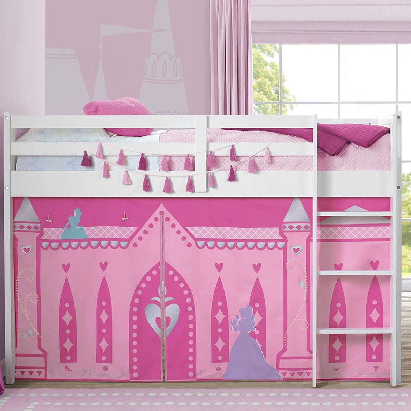 Delta Children Loft Bed Tent Curtain Set for Low Twin, Disney Princess Sporting Goods > Outdoor Recreation > Camping & Hiking > Tent Accessories Delta Children Disney Princess  