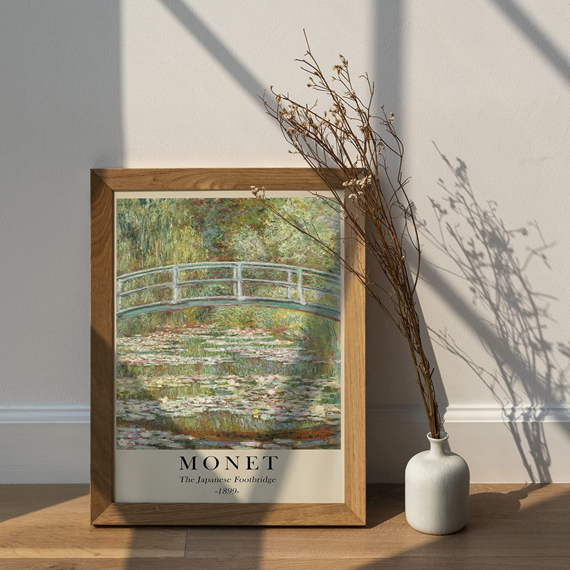 Sylvana Workshop - Monet Poster Print, Unframed(8"X10" Set of 3 Wall Decor), Wall Decor Poster Prints, Monet Wall Art, Monet Room Decor, Monet Poster Home & Garden > Decor > Artwork > Posters, Prints, & Visual Artwork Sylvana Workshop   