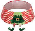 FAHOTE Christmas Tree Skirt 48inch Double Layers Xmas Tree Skirt for Christmas Decorations Winter New Year House Decoration Supplies Holiday Ornaments Indoor Outdoor Home & Garden > Decor > Seasonal & Holiday Decorations > Christmas Tree Skirts FAHOTE Christmas Girl 48 inch 