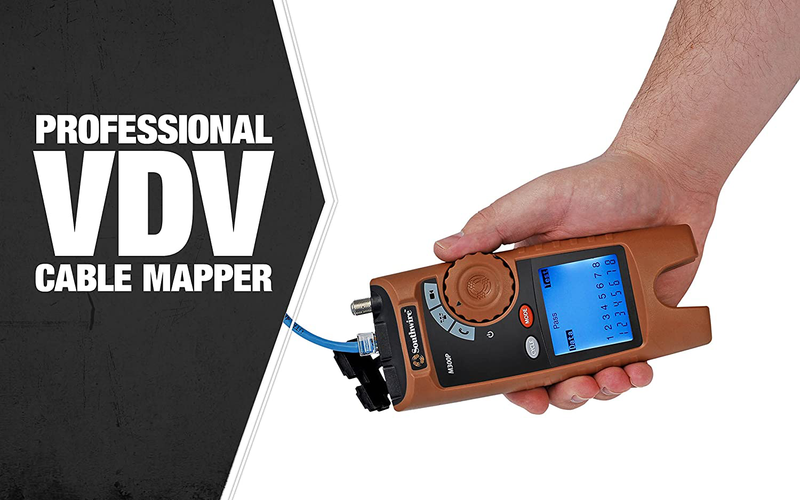 Southwire Tools & Equipment M300P Professional VDV Low Voltage Cable Mapper tool kit, Network Cable Tester, Network tester for testing voice, data, and video products, Ethernet tester and RJ45 tester Electronics > Networking > Modem Accessories Southwire   