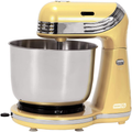 Dash Stand Mixer (Electric Mixer for Everyday Use): 6 Speed Stand Mixer with 3 qt Stainless Steel Mixing Bowl, Dough Hooks & Mixer Beaters for Dressings, Frosting, Meringues & More - Red Home & Garden > Kitchen & Dining > Kitchen Tools & Utensils > Kitchen Knives DASH Yellow Mixer 