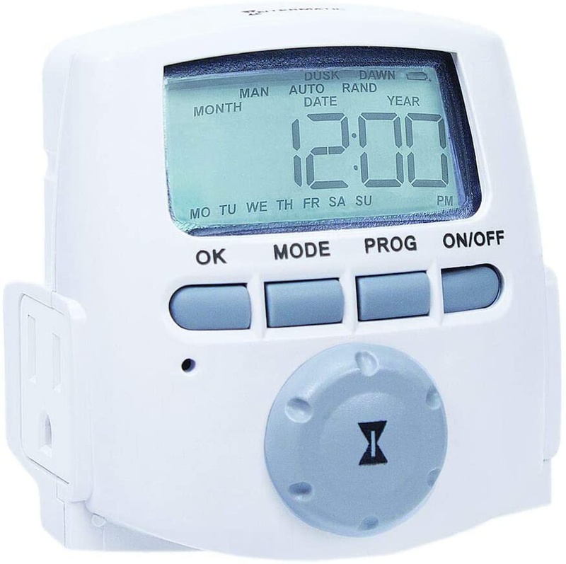 Intermatic DT620 Heavy Duty Indoor Digital Plug-in Timer, White Home & Garden > Lighting Accessories > Lighting Timers Intermatic   