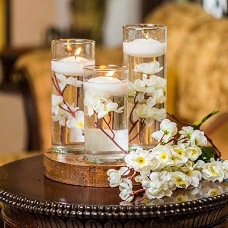 Exquizite Floating Candles for Centerpieces – Pack of 30 Ivory Unscented Long Burning (8 hrs) Discs - 3 in. Diameter – for Weddings, Events, Dinners, Christmas, Holiday, Home and Special Occasions Home & Garden > Decor > Home Fragrances > Candles exquizite   