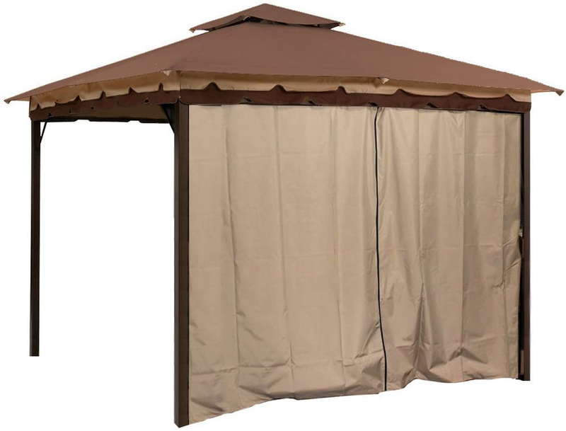 Sunjoy S-GZ001-E-MN Fabric Replacement Mosquito Netting, 10’ x 10’, Brown Home & Garden > Lawn & Garden > Outdoor Living > Outdoor Structures > Canopies & Gazebos Sunjoy Brown Size: 11' 10" x 6' 6" 