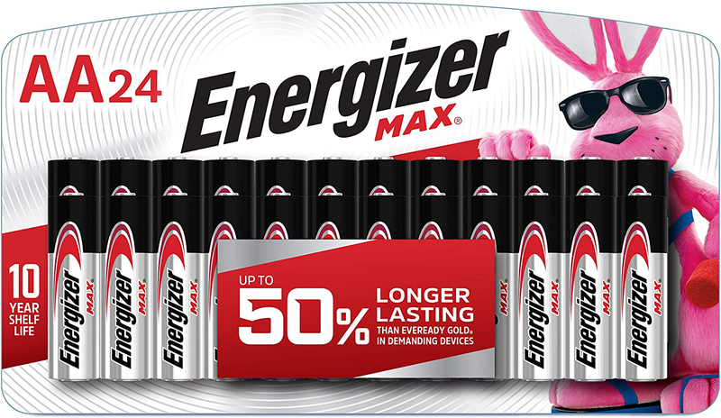Energizer AA Batteries (24 Count), Double A Max Alkaline Battery Electronics > Electronics Accessories > Power > Batteries Energizer 24 Count  