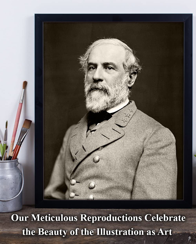 General Robert E. Lee Photograph Portrait- 11x14 Unframed Photo Print - Great Civil War Home Decor Under $15 Home & Garden > Decor > Seasonal & Holiday Decorations Lone Star Art   