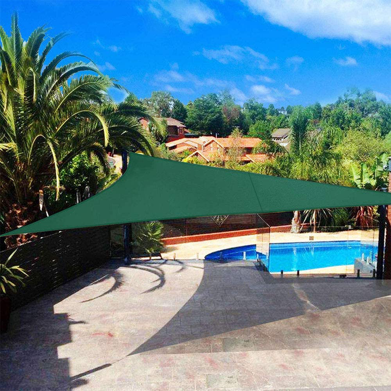 Shade&Beyond 15'x15'x21' Sun Shade Sail Triangle Sail Shade Canopy for Patio Lawn Garden Home & Garden > Lawn & Garden > Outdoor Living > Outdoor Umbrella & Sunshade Accessories Shade&Beyond Green 20'x20'x20' 