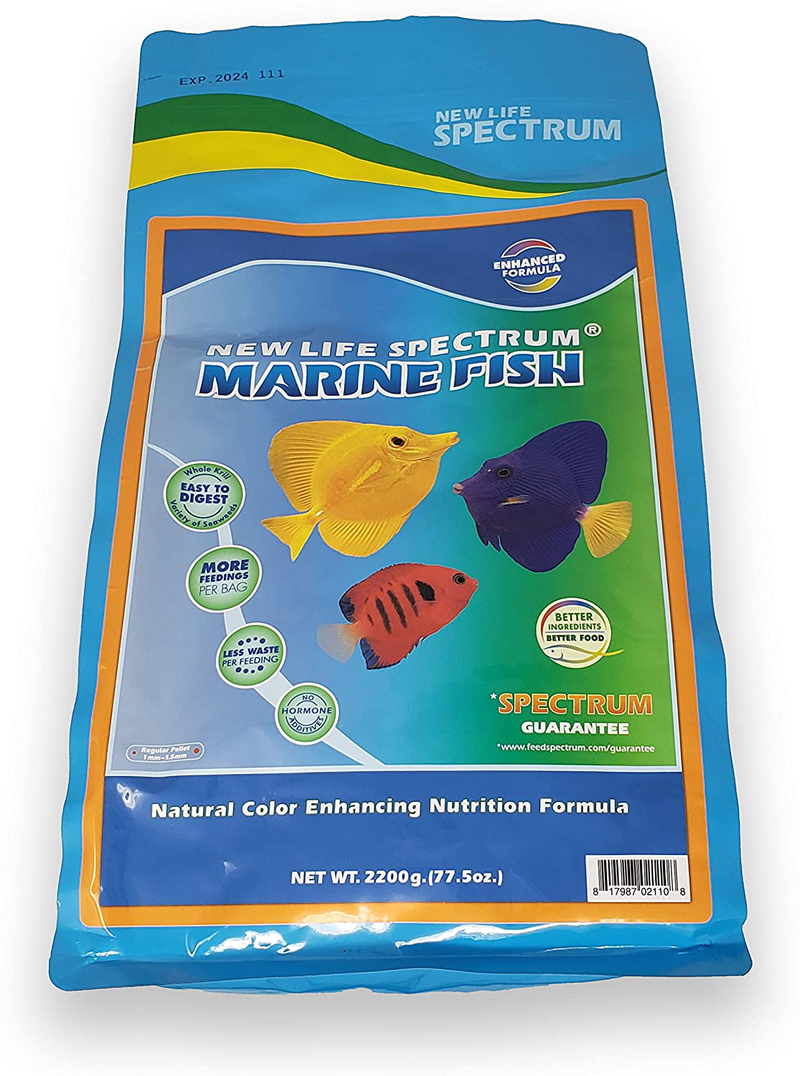 New Life Spectrum Naturox Series Marine Formula Supplement, 300g Animals & Pet Supplies > Pet Supplies > Fish Supplies > Fish Food New Life Spectrum 2200g Bag  