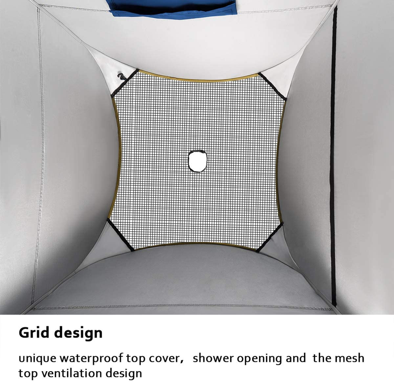ROPODA Pop up Tent 83Inches X 48Inches X 48Inches, Upgrade Privacy Tent, Porta-Potty Tent Includes 1 Removable Bottom, 8 Stakes, 1 Removable Rain Cover, 1 Carrying Bag Sporting Goods > Outdoor Recreation > Camping & Hiking > Portable Toilets & Showers ROPODA   