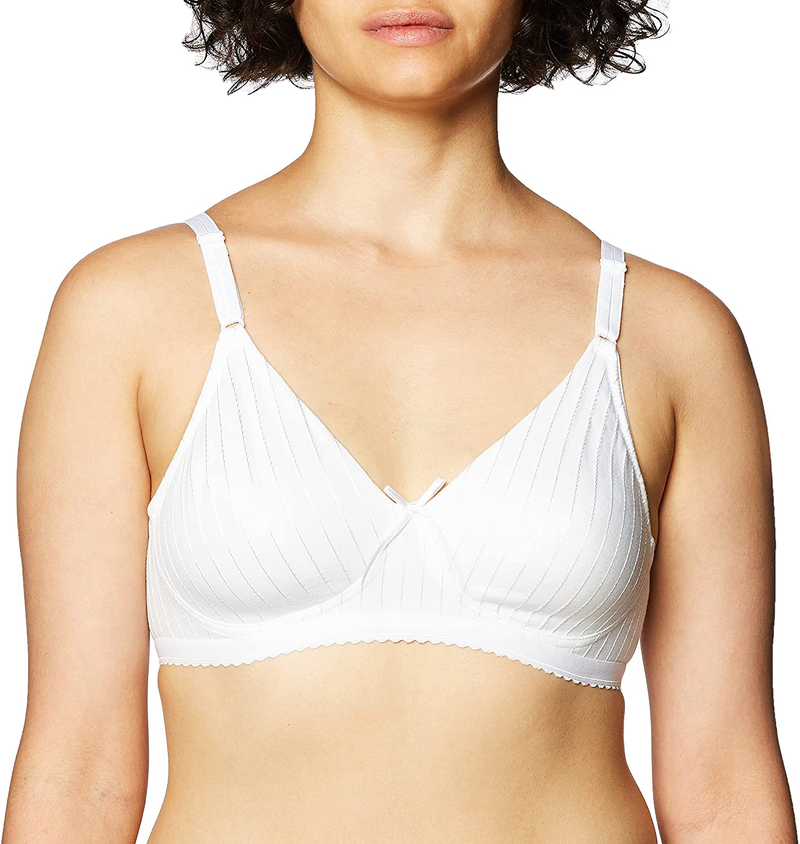 Fruit of the Loom Women's Lightly Lined Wire-Free Bra Apparel & Accessories > Clothing > Underwear & Socks > Bras Fruit of the Loom White 36C 