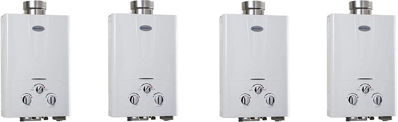 Marey GA10LP Power 10L 3.1 GPM Propane Gas Tankless Water Heater, Liquid, White Sporting Goods > Outdoor Recreation > Camping & Hiking > Camping Tools Marey Pack of 4  