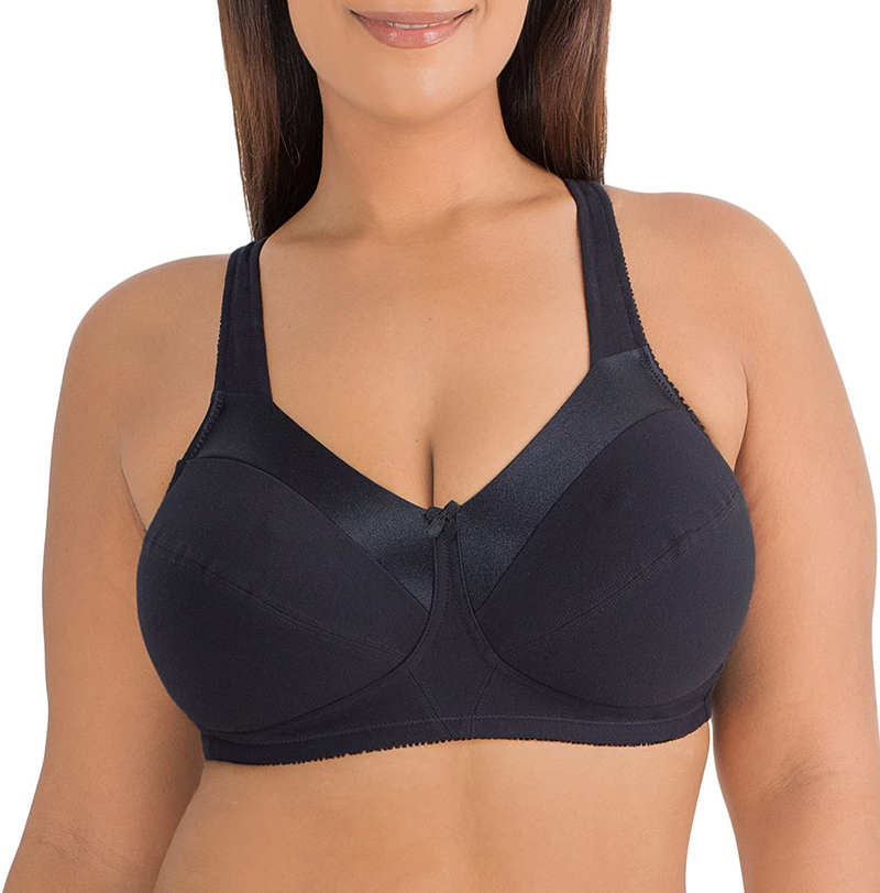 Fruit of the Loom Women's Seamed Soft Cup Wirefree Bra Apparel & Accessories > Clothing > Underwear & Socks > Bras Fruit of the Loom Black 42C 