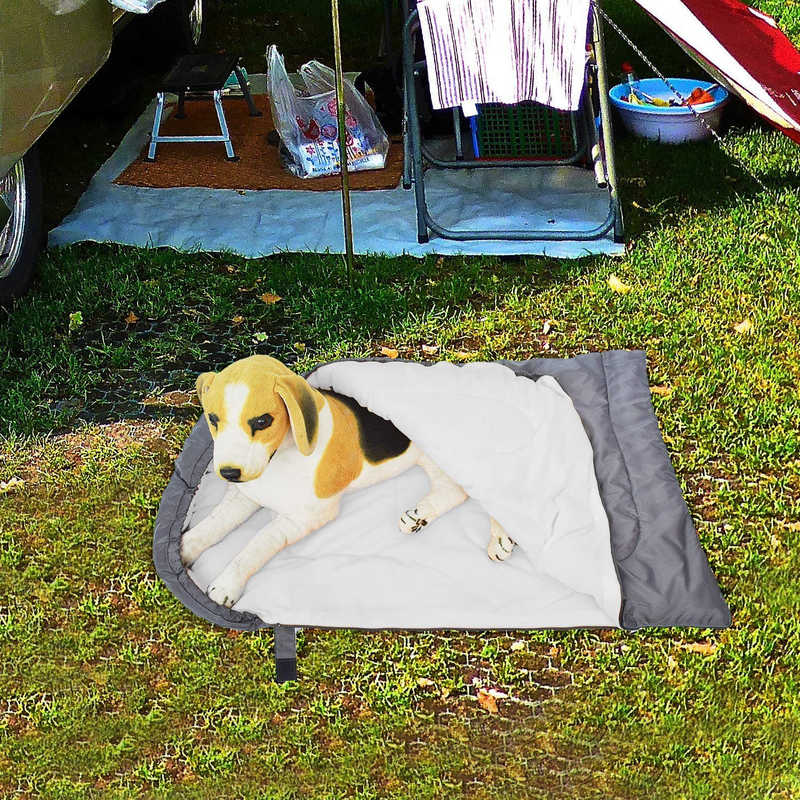KUDES Dog Sleeping Bag Waterproof Warm Packable Dog Bed with Storage Bag for Indoor Outdoor Travel Camping Hiking Backpacking (43''Lx27''W) Animals & Pet Supplies > Pet Supplies > Dog Supplies > Dog Beds KUDES   