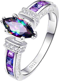 Lightclouds Ring for Women Girl,Fashion 925 Silver Ring Wedding Engagement Band Rings Engagement Wedding Birthday Valentine'S Day Jewelry Gifts Size 6-10 Home & Garden > Decor > Seasonal & Holiday Decorations 2021 Purple 8 