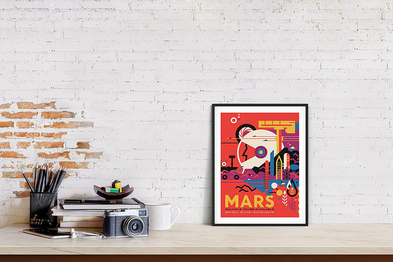 Haus and Hues Explore Mars Poster - NASA Print Space Posters Visions of the Future Posters Nasa Artwork Spacex Poster Sci Fi Print Space Poster Nasa Jpl Poster Exploration Wall Art UNFRAMED 12”X16” Home & Garden > Decor > Artwork > Posters, Prints, & Visual Artwork HAUS AND HUES   
