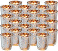 Royal Imports Silver Mercury Glass Votive Candle Holder, Table Centerpiece Tealight Decoration for Elegant Dinner, Party, Wedding, Holiday, Set of 36 (Unfilled) Home & Garden > Decor > Home Fragrances > Candles Royal Imports Silver 24 