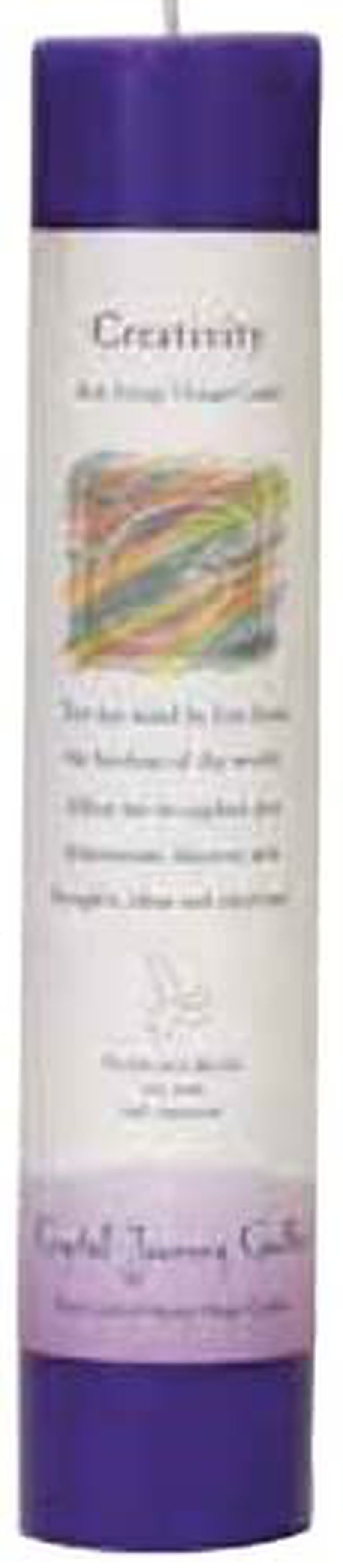 Crystal Journey, Candle Pillar Angels Influence, 1 Count Home & Garden > Decor > Home Fragrances > Candles Crystal Journey scented  